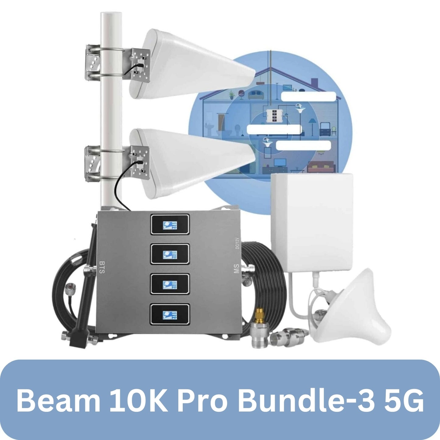 Beam 5G/4G 10K Pro Bundle-3 (2x Outdoor & 2x Indoor Antenna)