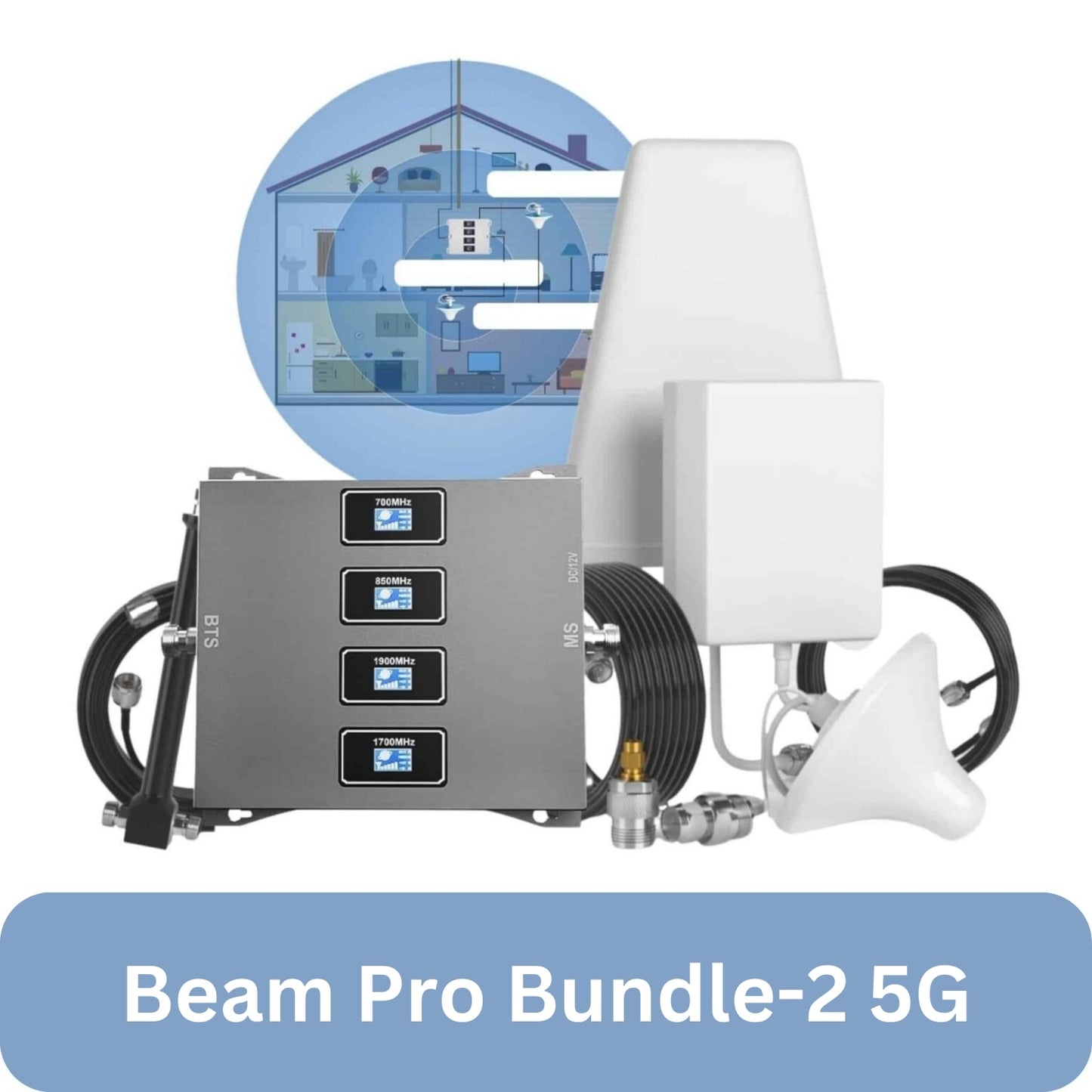 Beam 5G/4G Pro Bundle-2 (1x Outdoor Antenna & 2x Indoor Antennas)